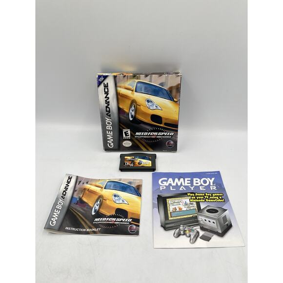 Need For Speed Porsche Unleashed Game Boy Advance GBA Complete With Inserts - Picture 1 of 16